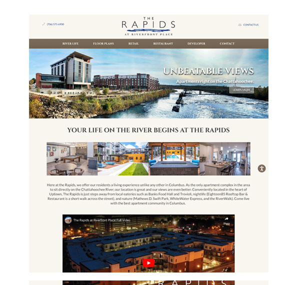 Rapids website